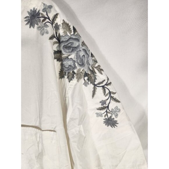 VTG English Laundry Mens Button Down Shirt Embroidery Boho Rocker Festival 3X - Picture 2 of 5